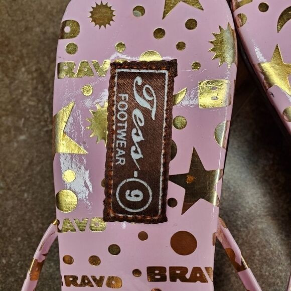 Vintage tess footwear pink sandals - Picture 14 of 15
